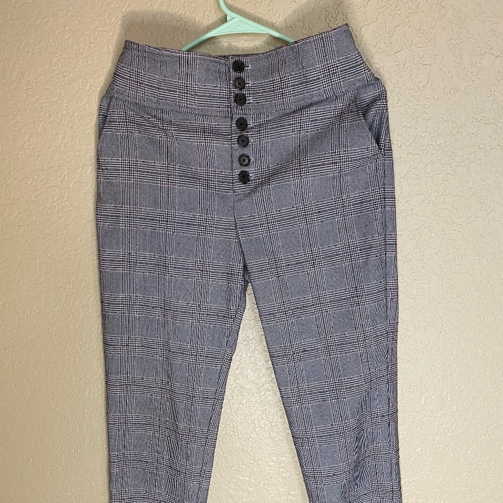 Joie plaid pants size 4